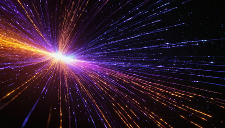 Abstract background. luminous swirling. Elegant glowing circle.  Sparking particle. Space tunnel. Glossy jellyfish. Colorful ellipse. Glint sphereの素材