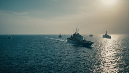 Royal Australian Navy (RSA) guided-missile destroyer of the Royal Australian Navy.の素材