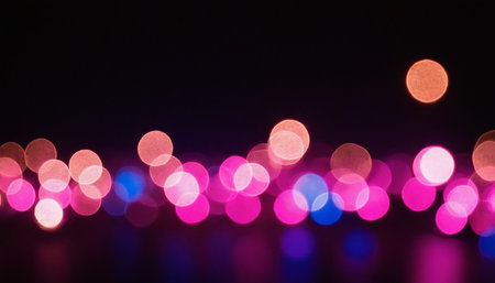 Abstract bokeh light background,defocused lights bokeh backgroundの素材