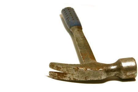 Close up shot on a hammerの写真素材