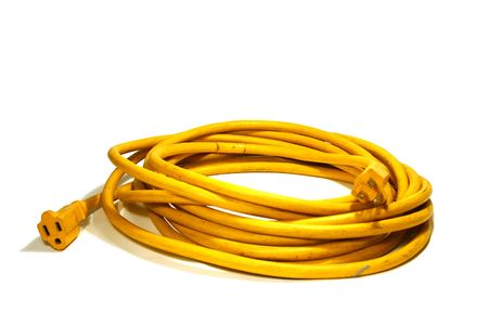 Yellow Power Cord Extension