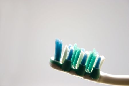 Close up on am Isolated Toothbrush