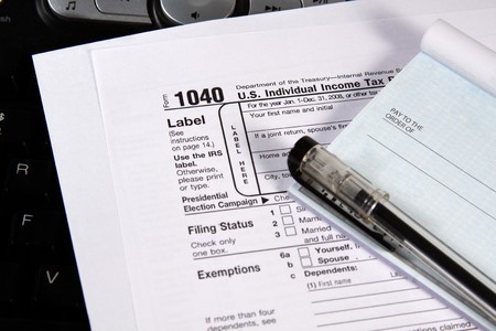 Preparing Taxes - Form 1040 for 2008