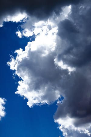 Clouds with Blue Skies in the background