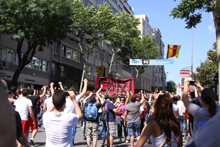 Gezi Park Public Protest in Istanbul のeditorial素材