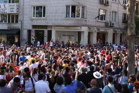Gezi Park Public Protest in Istanbul のeditorial素材