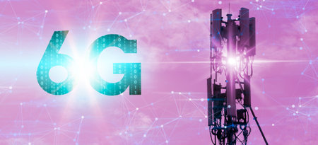 High-speed signal transmission network that supports 6G systems in the future. 6G new technology...