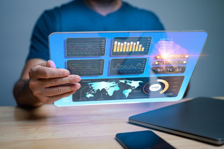 Market researcher, analyzing global data, conducting in-depth business analysis is essential to...