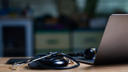 Law of injury concept. A personal injury lawyer, an authority in legal medicine, navigates the complexities of justice, gavelsの写真素材