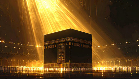 The Grand Mosque in MECCA, SAUDI ARABIAの素材