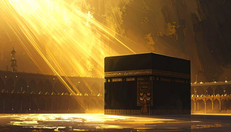 Hajj Mabrour Mosque in Mecca, Saudi Arabiaの素材