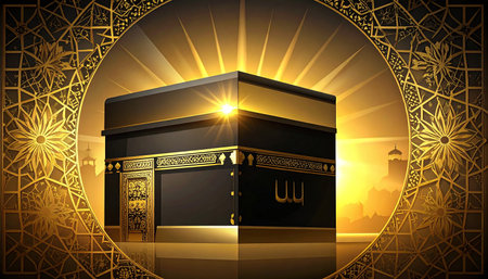 Ramadan Kareem Greeting Card. Ramadan Kareem background.の素材