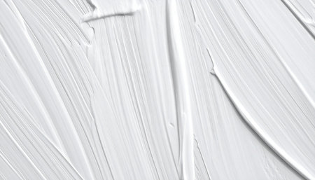 White paint brush stroke texture. Abstract background for design with copy space for text or image.の素材
