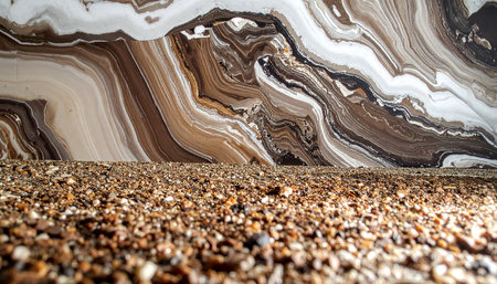 Marble texture background. Marbling artwork texture. Agate ripple pattern. Gold powder.の素材