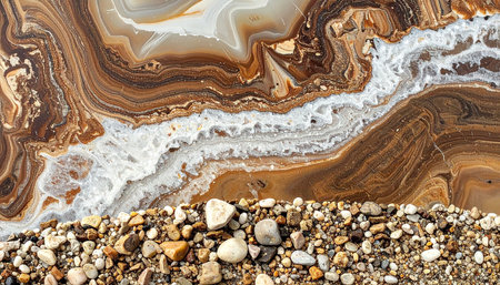 Marble abstract acrylic background. Marbling artwork texture. Agate ripple pattern. Gold powder.の素材