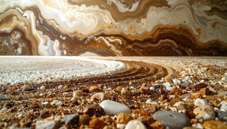 Marble pattern. Abstract marbling artwork texture. Agate ripple pattern. Gold powder.の素材