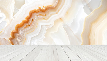 Marble texture background with wood floor - can be used for display or montage your productsの素材