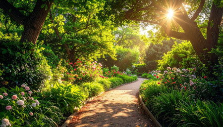 Cup of coffee with heart shape on wooden table in sunlight.の素材