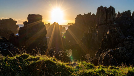 Sunset at Ponta de Sao Lourenco, Madeira island, Portugalの素材
