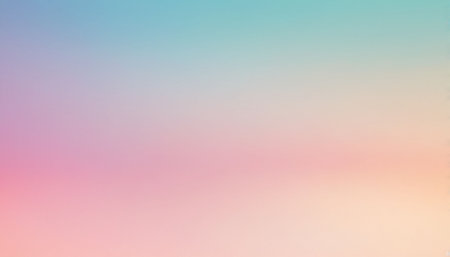A soft, smooth gradient background transitions from light teal and blue at the to pink and peach tones at the bottom.の素材