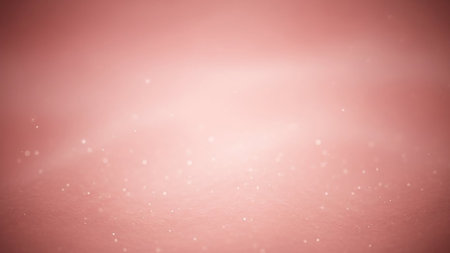 A soft focus pink background with scattered, gentle bokeh lights creating a dreamy and ethereal, subtly luminous...の素材