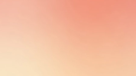 A gentle and subtle gradient transitions smoothly from a soft peach tone at the to a pale yellow at the bottom. The colors blend seamlessly, creating a clean, airy, and minimalist aesthetic. This soft, diffused background is a variety of applications, offering a warm and inviting, yet unobtrusive, visual Its simplicity makes it versatile for presentations, web or as a gentle backdrop.の素材