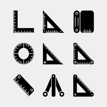 Vector Illustration of Various Measuring Toolsのイラスト素材