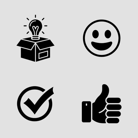 A collection of solid icons representing teamwork and social collaboration, presented isolated on a clean white background.のイラスト素材