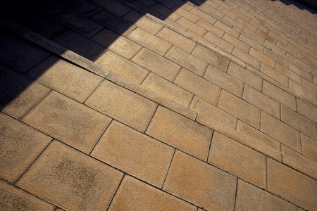 Stoned street flooringの写真素材