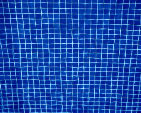 Close up of a tiled swimming poolの写真素材