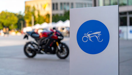Ducati logo and sign of motorbike dealershipの素材