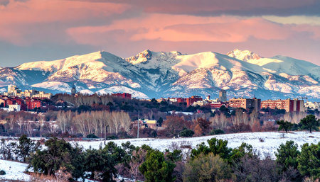 Panoramic view of the city of Salt Lake City, Utah.の素材