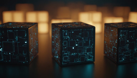 3d rendering of abstract technology background. Network connection structure. Big data visualization.の素材