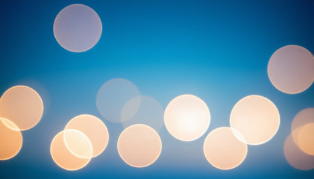 Abstract circular bokeh background, defocused lights bokeh backgroundの素材