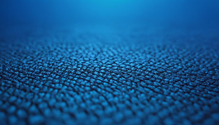 Blue fabric texture. Abstract background and texture for design. 3d rendering.の素材
