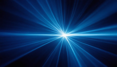 abstract background with glowing neon waves, vector illustration, eps10の素材