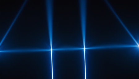 Cigarette with smoke on a black background with copy space.の素材