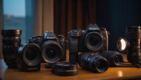 Canon EOS 5D and Canon EOS 5D Mark IV. Canon EOS 5D Mark IV is a high-end digital camera developed by Canon Inc.の素材