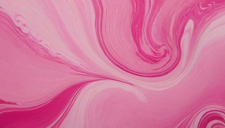 Abstract background of acrylic paint in pink and white tones. Liquid marble texture.の素材