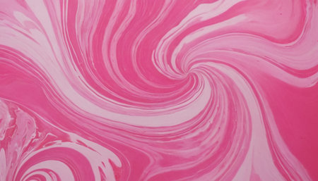Pink and white abstract background. Acrylic paint texture. Liquid marble pattern.の素材