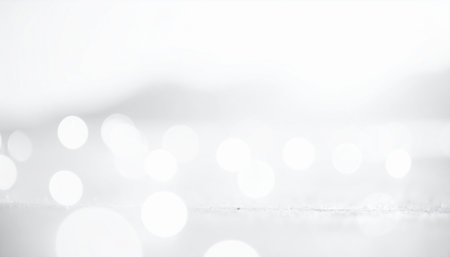 Silver bokeh background. Festive Christmas and New Year background.の素材