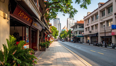The famous street in Pattaya, Thailandの素材