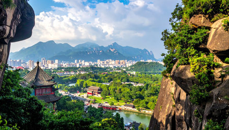 Beautiful scenery of Guilin, Guangxi Province, Chinaの素材