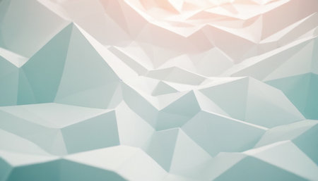 Abstract low poly background. Triangular style. 3d rendering.の素材