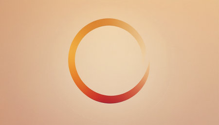 3d render of abstract background with circle. Modern minimal design.の素材