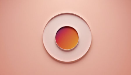 Coffee cup on a pink background. 3d rendering.の素材