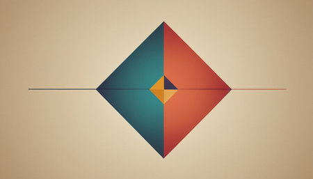 Geometrical abstract background. Minimalistic design. Vector illustration.の素材