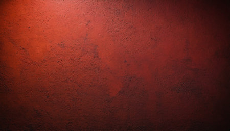 Grunge red wall texture background with vignette for graphic designの素材