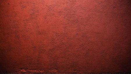 Grunge background with space for text or image. Red wall textureの素材