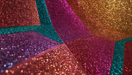 Abstract colorful background. Multi-colored spots of light. 3d renderingの素材